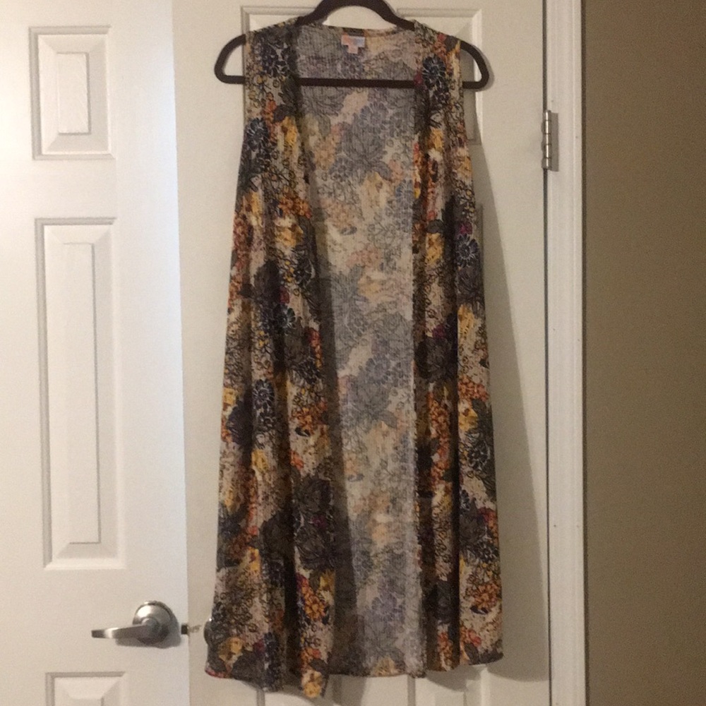 LuLaRoe Joy Vest, XS, EUC